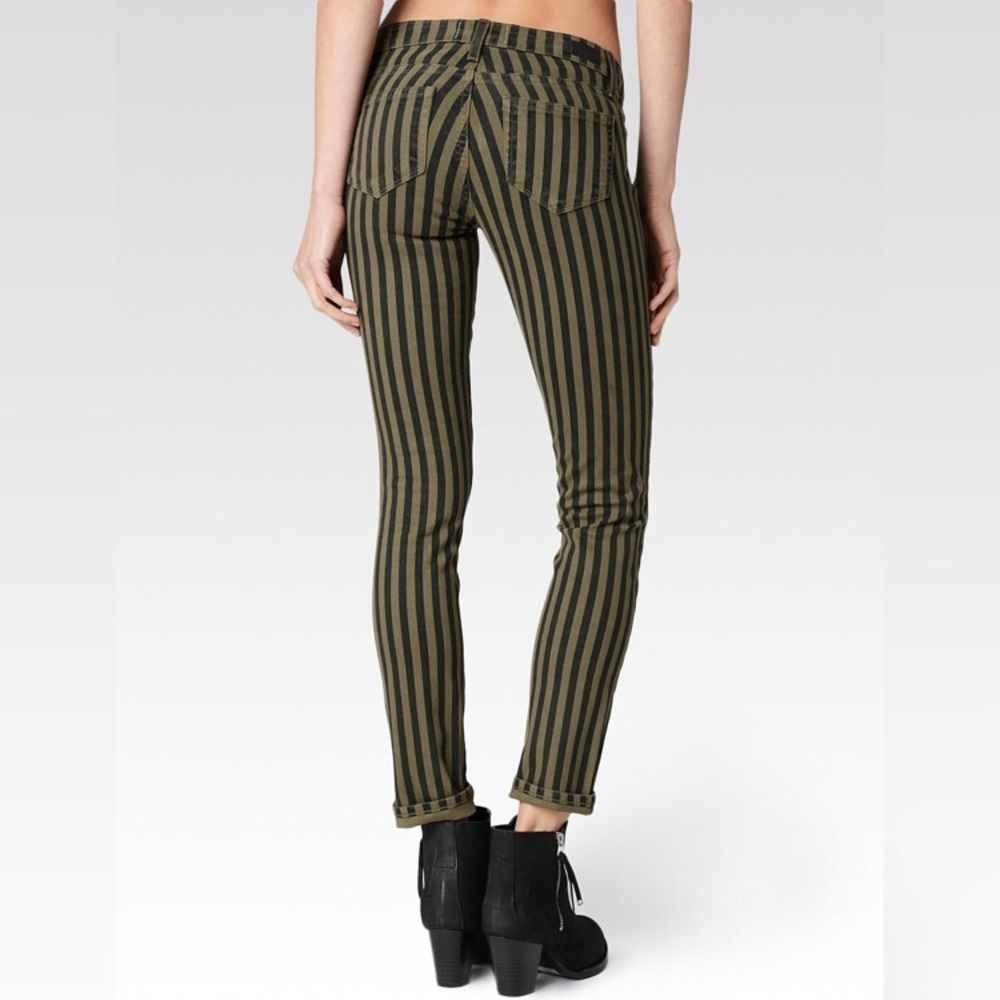 Paige Striped Verdugo Skinny Jeans - Picture 2 of 5